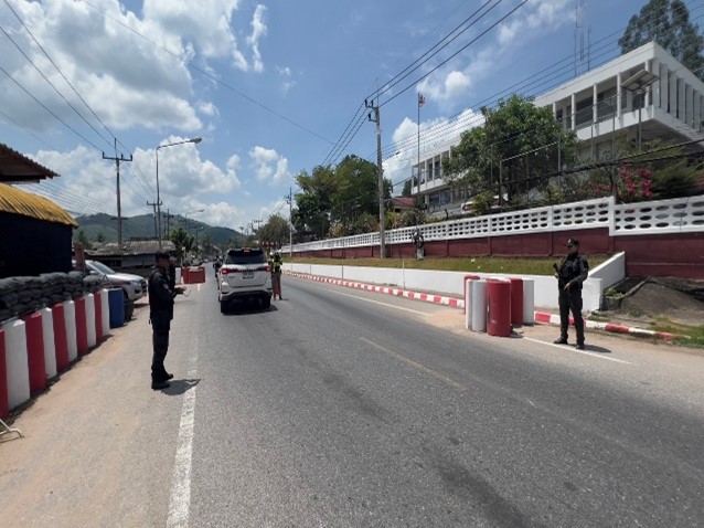 ตั้งจุดตรวจ จุดสกัด pop up