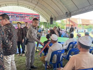 ร.ต.อ.อิสมาแอ ฮะนิง รอง สว.(ป.)สภ.มายอ และชุด ชมส.ฯ ร่วมเป็นเกียรติในพิธีเปิดโครงการส่งเสริมและพัฒนาคุณภาพชีวิตผู้สูงอายุ ผู้พิการ และผู้ด้อยโอกาสทางสังคม
