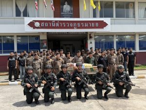 พล.ต.ท.ปิยะวัฒน์ เฉลิมศรี ผบช.ภ.9 พร้อมคณะฯเดินทางมาตรวจเยี่ยมสถานีตำรวจภูธรมายอ